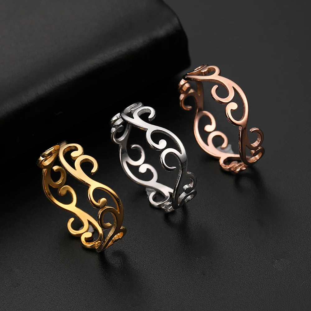 Velisse Vintage Filigree Flower Ring