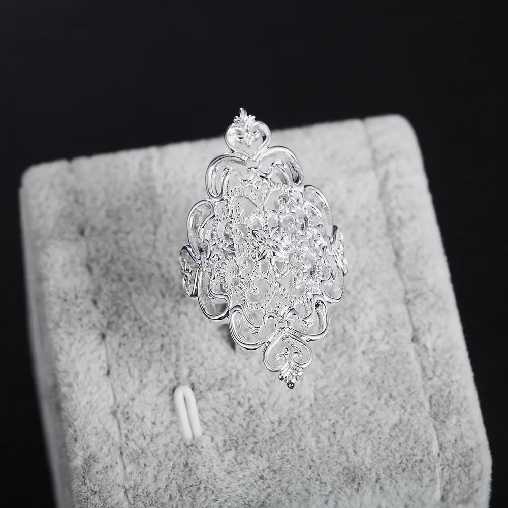 Arabelle Filigree Statement Ring in 925 Sterling Silver