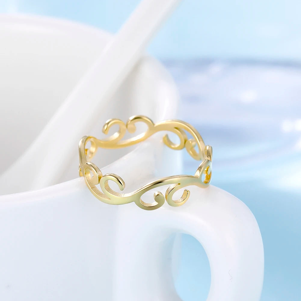 Velisse Vintage Filigree Flower Ring