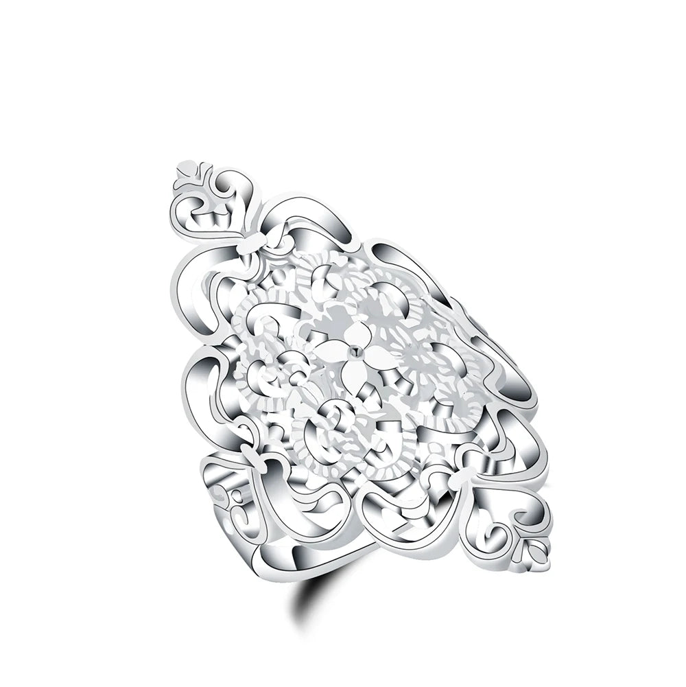 Arabelle Filigree Statement Ring in 925 Sterling Silver