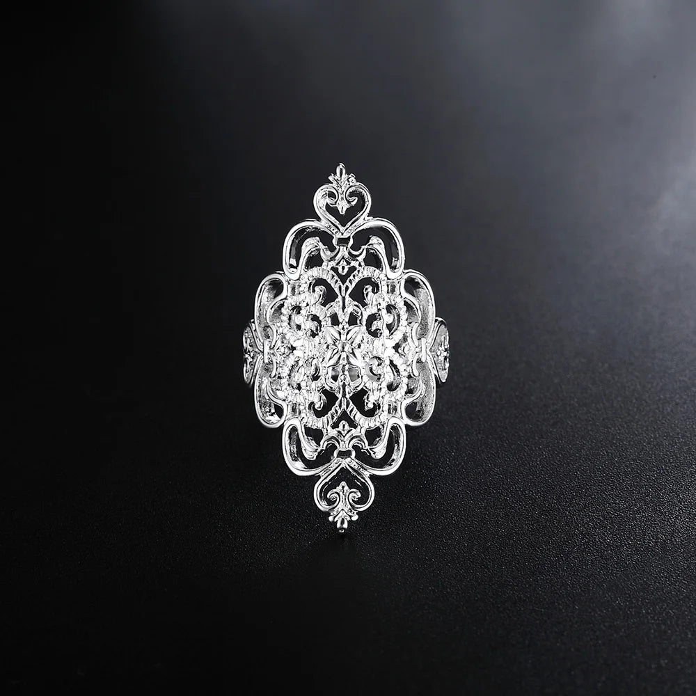Arabelle Filigree Statement Ring in 925 Sterling Silver