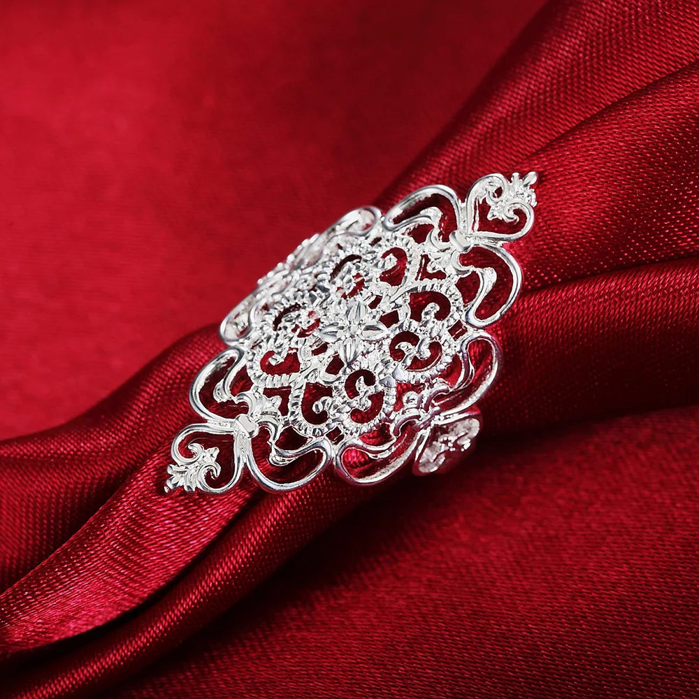 Arabelle Filigree Statement Ring in 925 Sterling Silver
