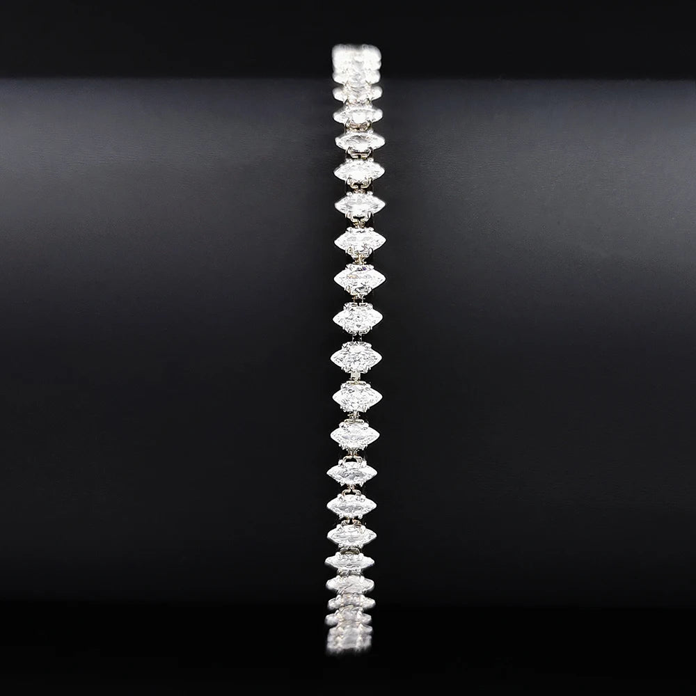 Marquette Mixed-Cut Tennis Bracelet