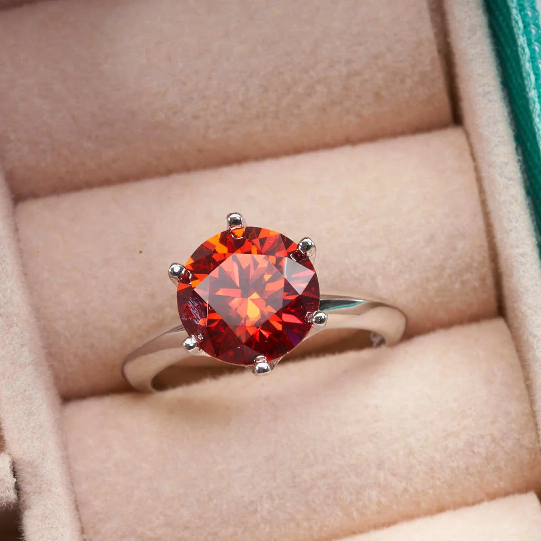 Maréa Colored Moissanite Solitaire Ring
