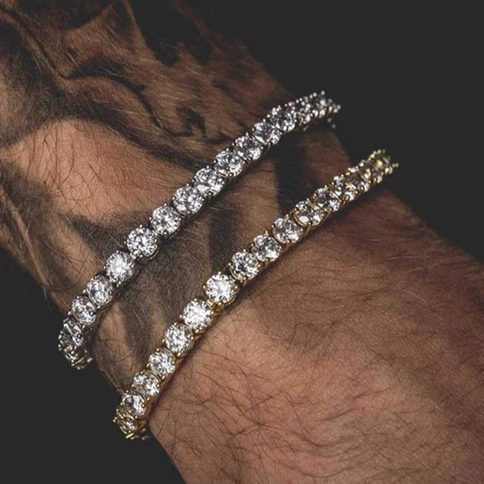 Kingsley Men's Iced Tennis Bracelet