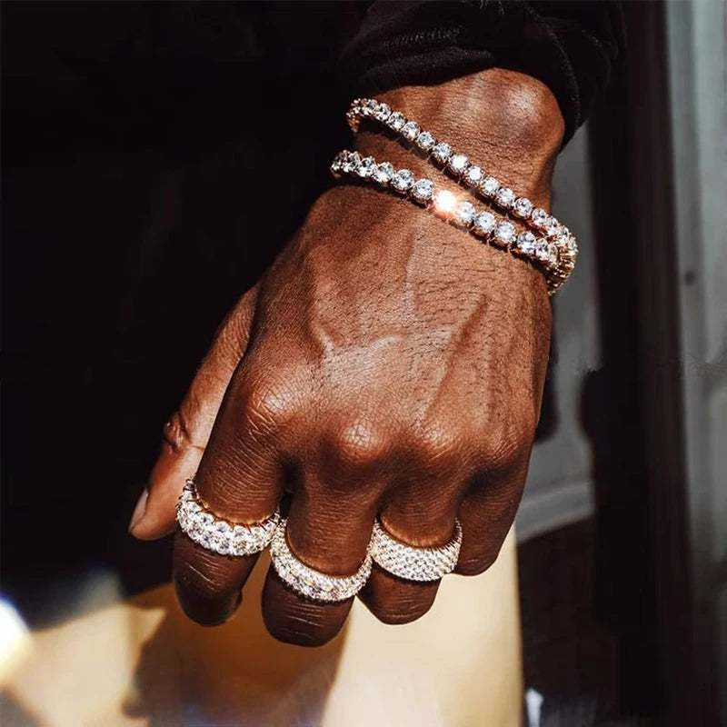 Kingsley Men's Iced Tennis Bracelet