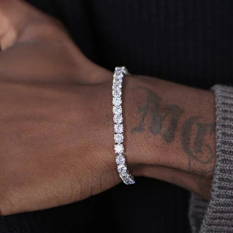 Kingsley Men's Iced Tennis Bracelet